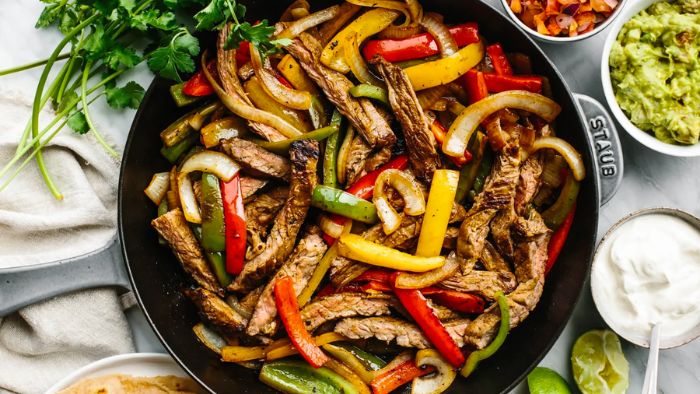 Sizzling Steak Fajitas Recipe - Rusty Hinges Ranch, Petaluma