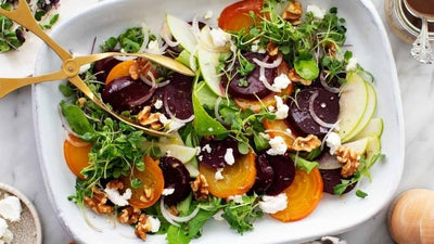 Roasted Beet & Goat Cheese Salad