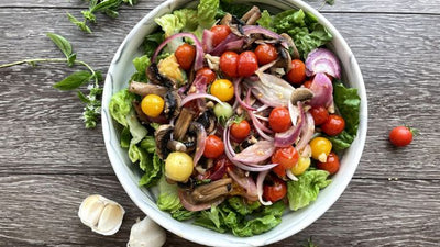 Atomic Cherry Tomato and Little Gem Salad