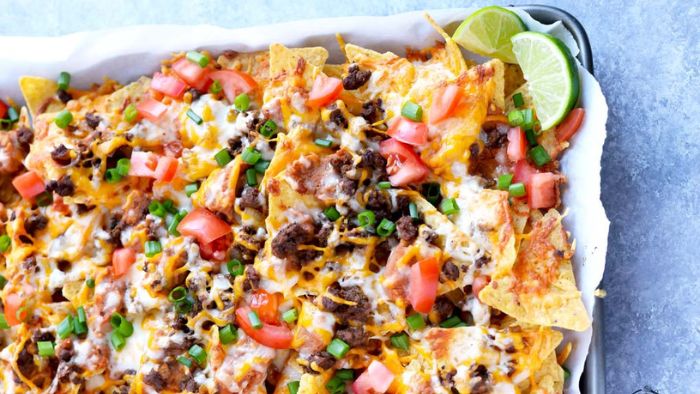 Loaded Ground Beef Nachos – Rusty Hinges Ranch