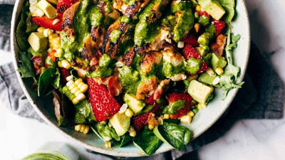 Summer Cobb Salad with Cilantro Vinaigrette