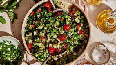 10-Minute Armenian Cucumber and Tomato Salad